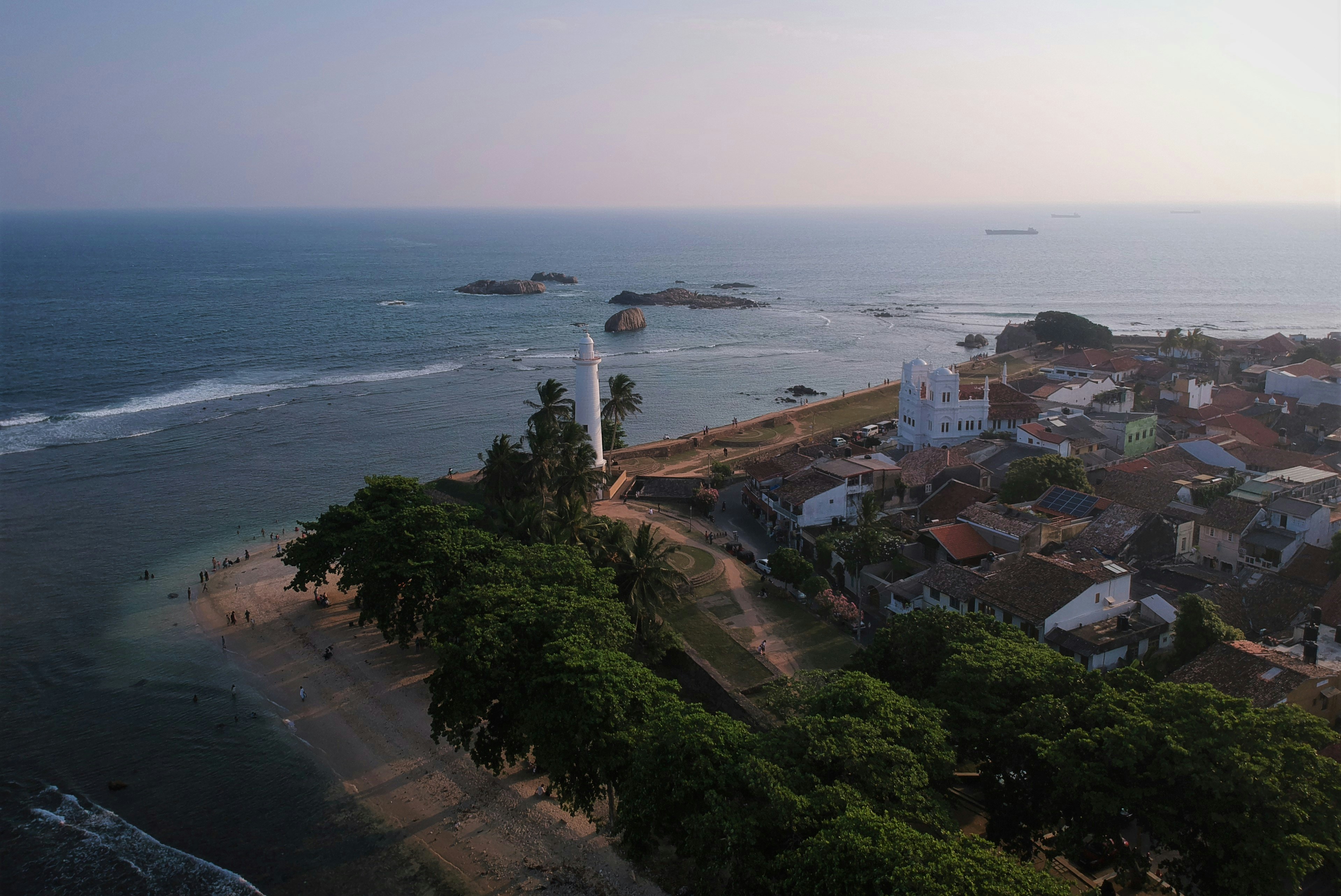 Galle fort by the sea
